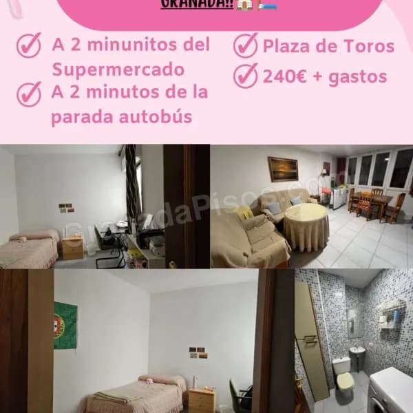 Habitación en Plaza de Toros / Doctores