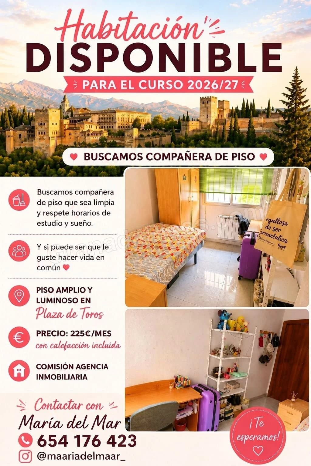 Habitación en Plaza de Toros / Doctores