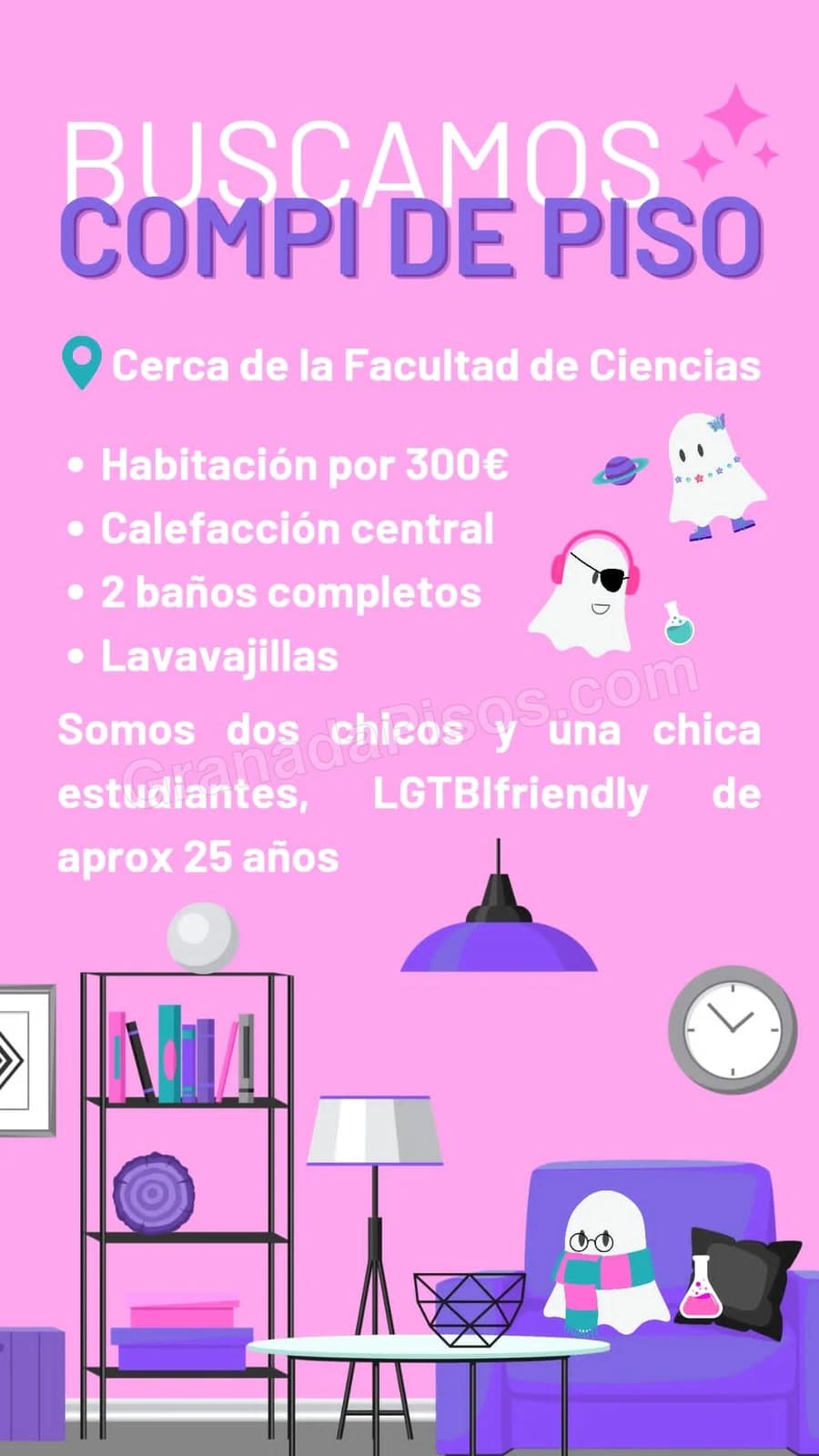 Habitación en Ciencias