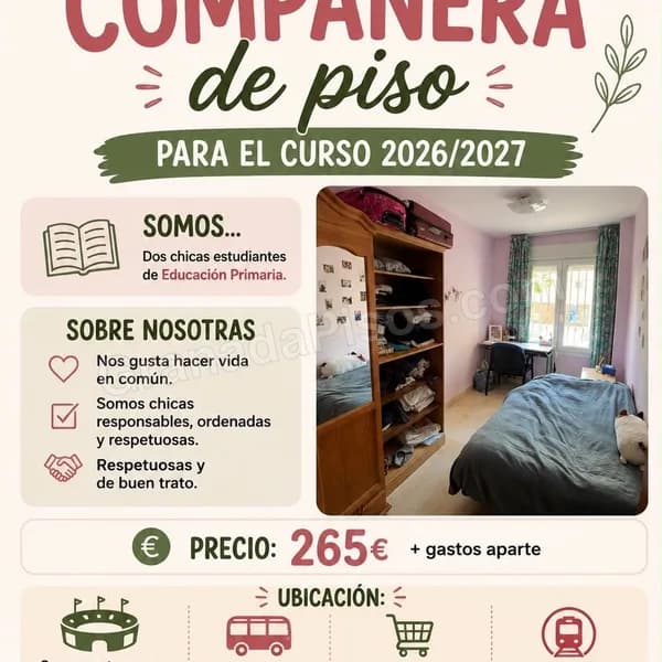 Habitación en Camino de Ronda