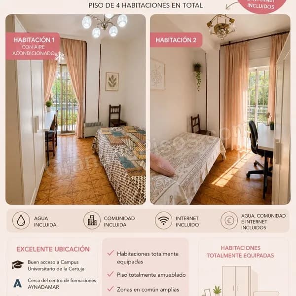 Habitación en Cartuja