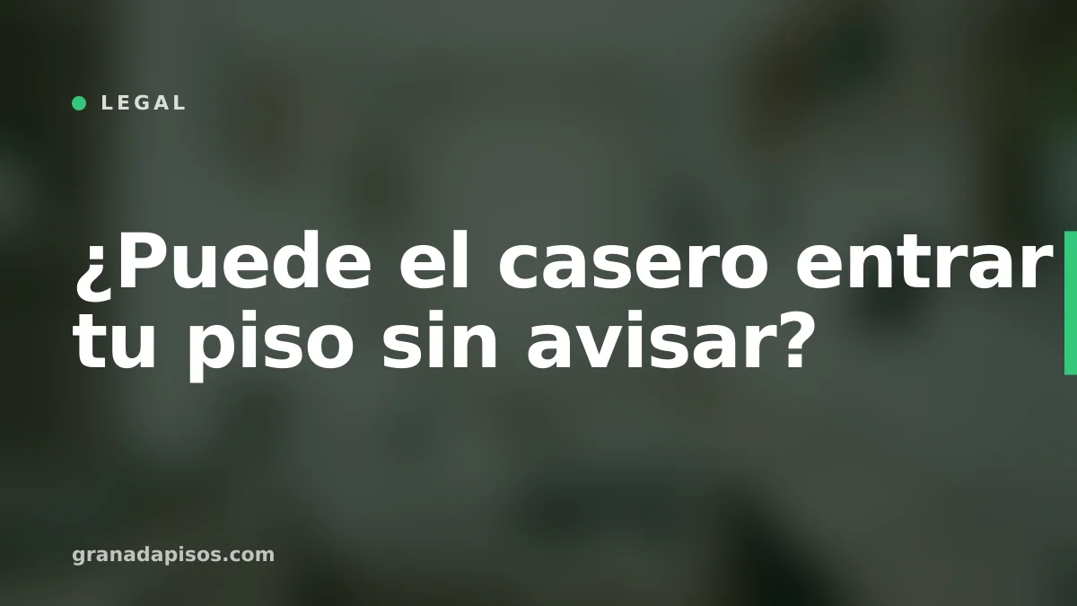Portada del artículo: ¿Puede el casero entrar en tu piso sin avisar?