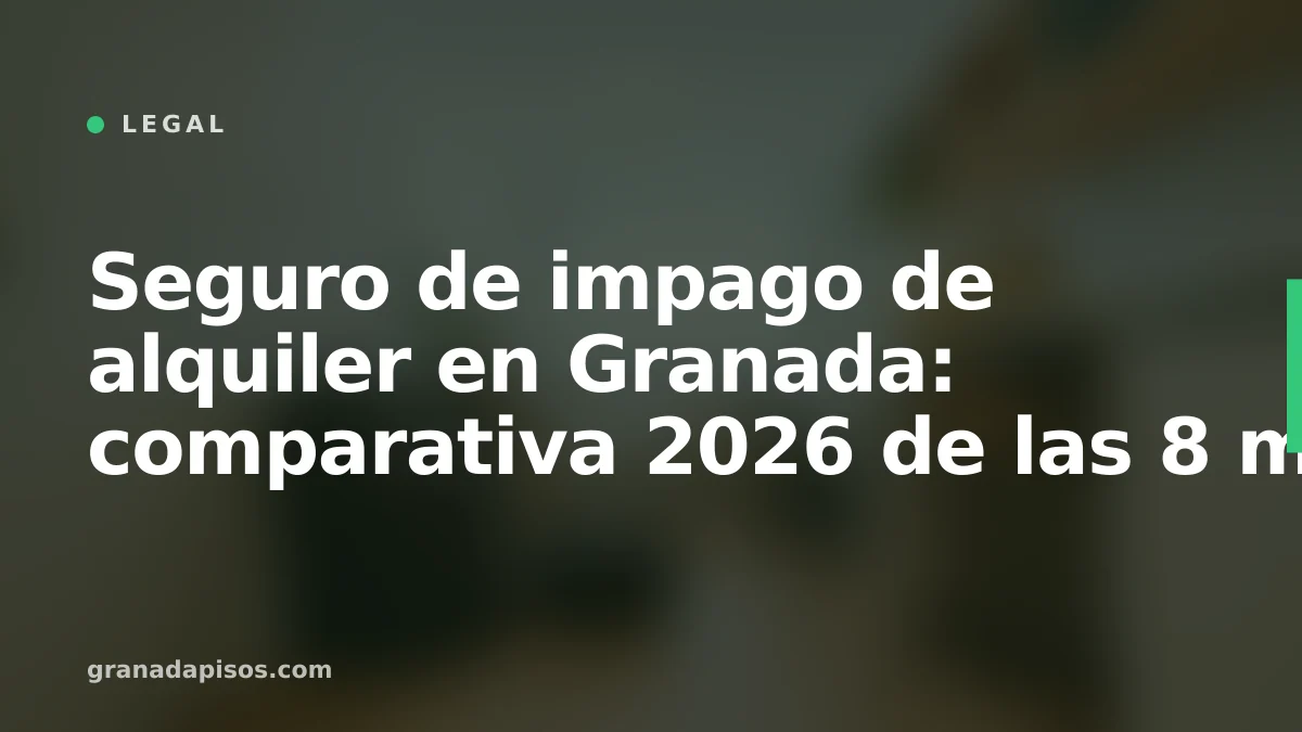 Portada del artículo: seguro de impago de alquiler en Granada