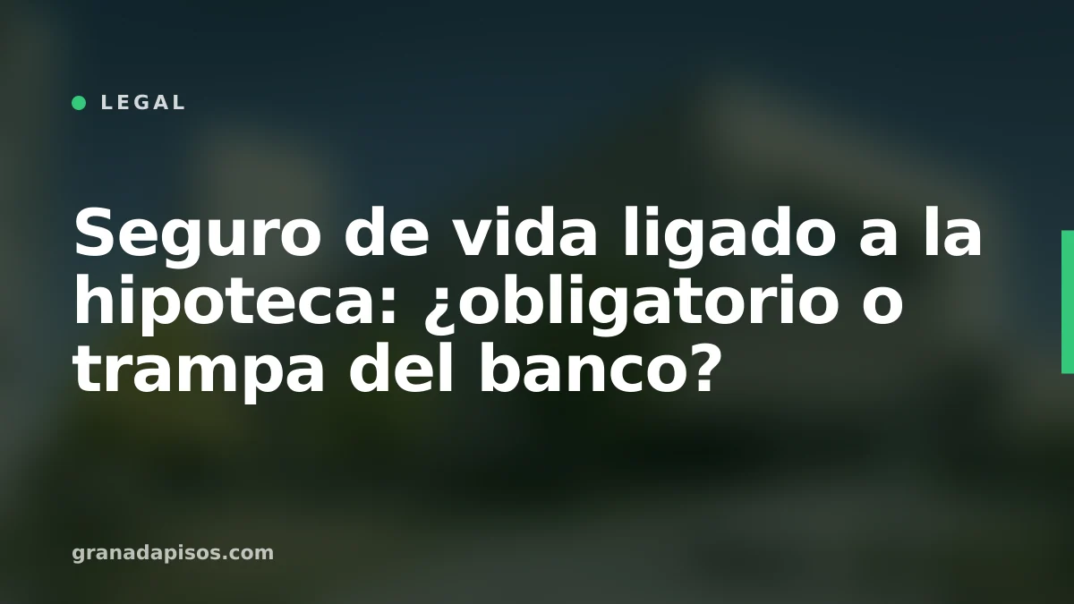 Portada del artículo: seguro de vida ligado a la hipoteca